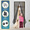 Magnetic Screen Door - Black / 60cm (23.6") W x 210cm (82.6") H: image 3